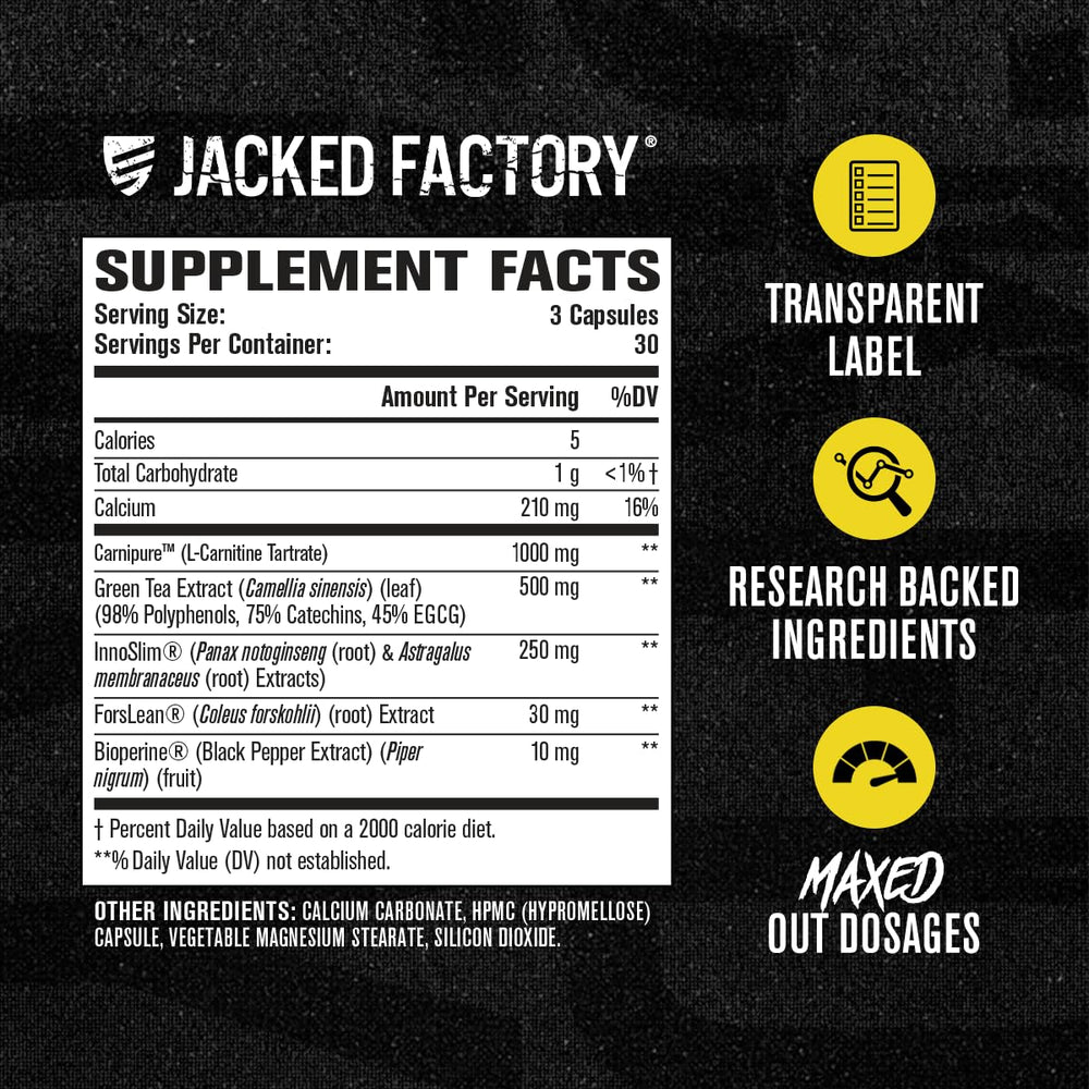 Graphic highlighting Green Tea Extract and Bioperine in Lean-XT Max