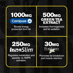 Close-up of Lean-XT Max product label