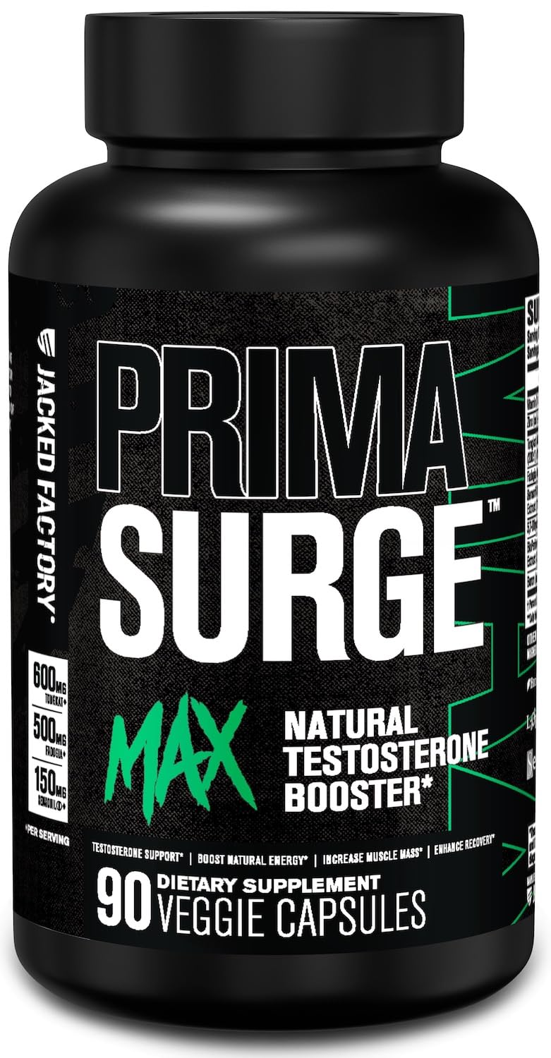 Jacked Factory Primasurge Max bottle ready for daily energy support