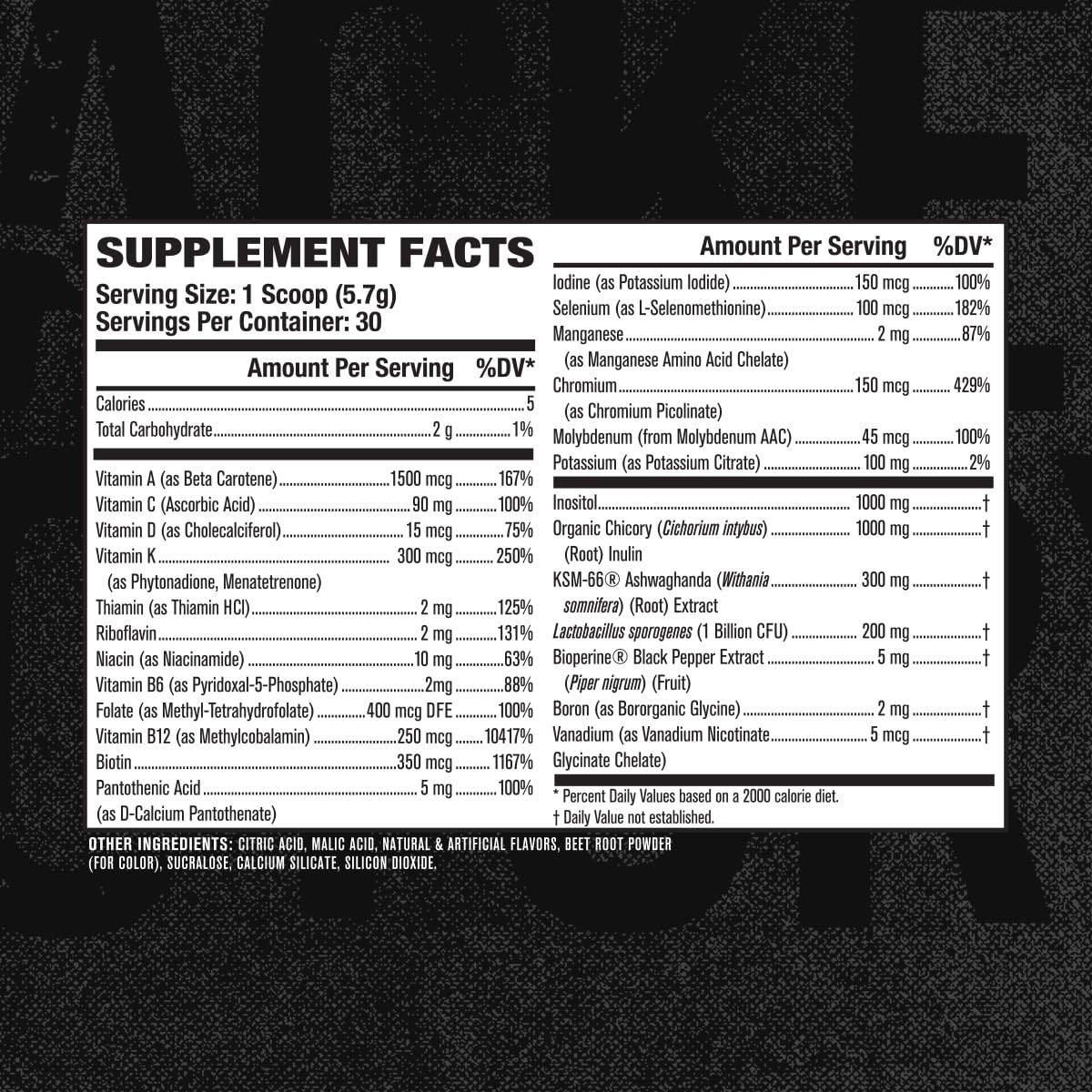 Athlete training with Vita XT supplement in view