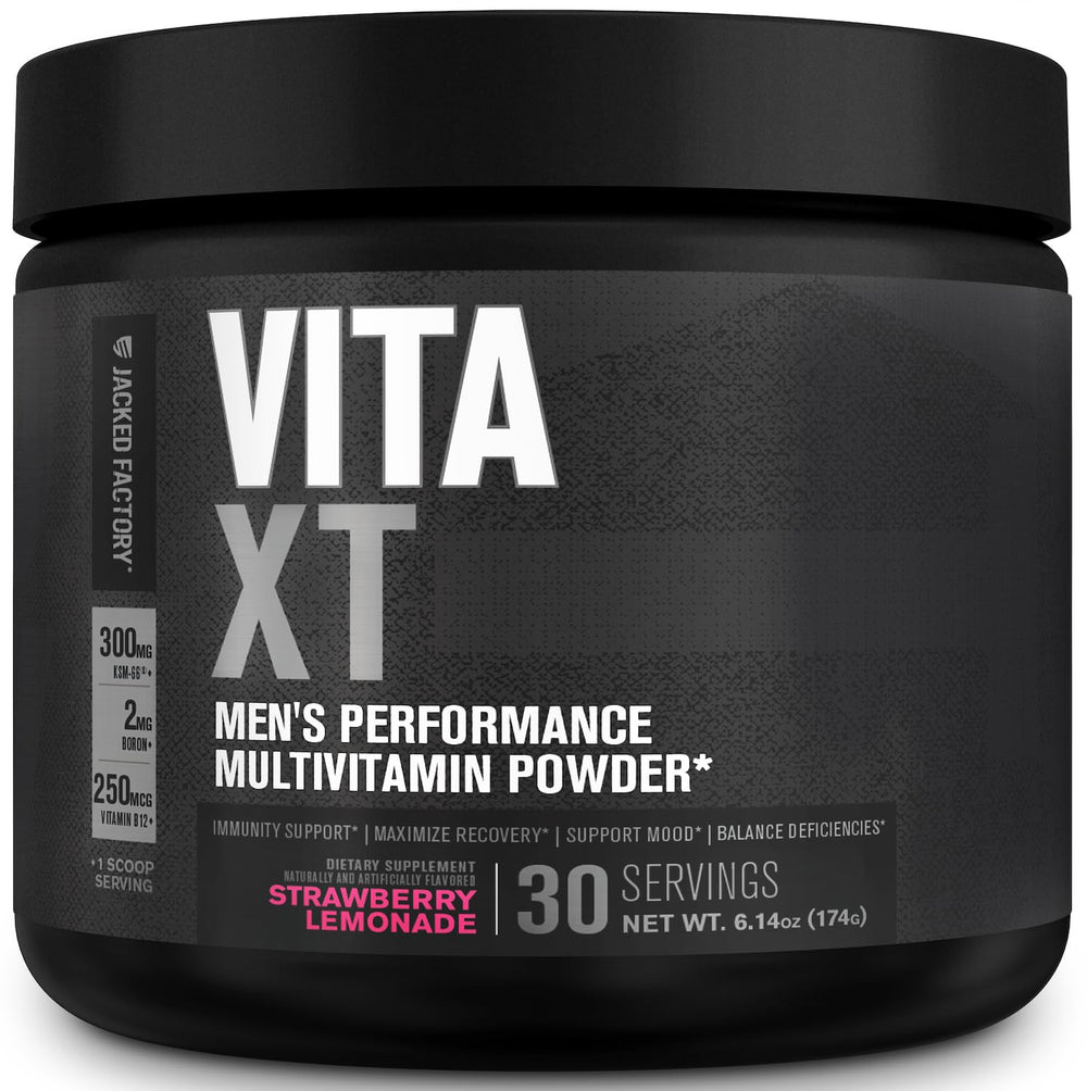Vita XT Strawberry Lemonade powder container