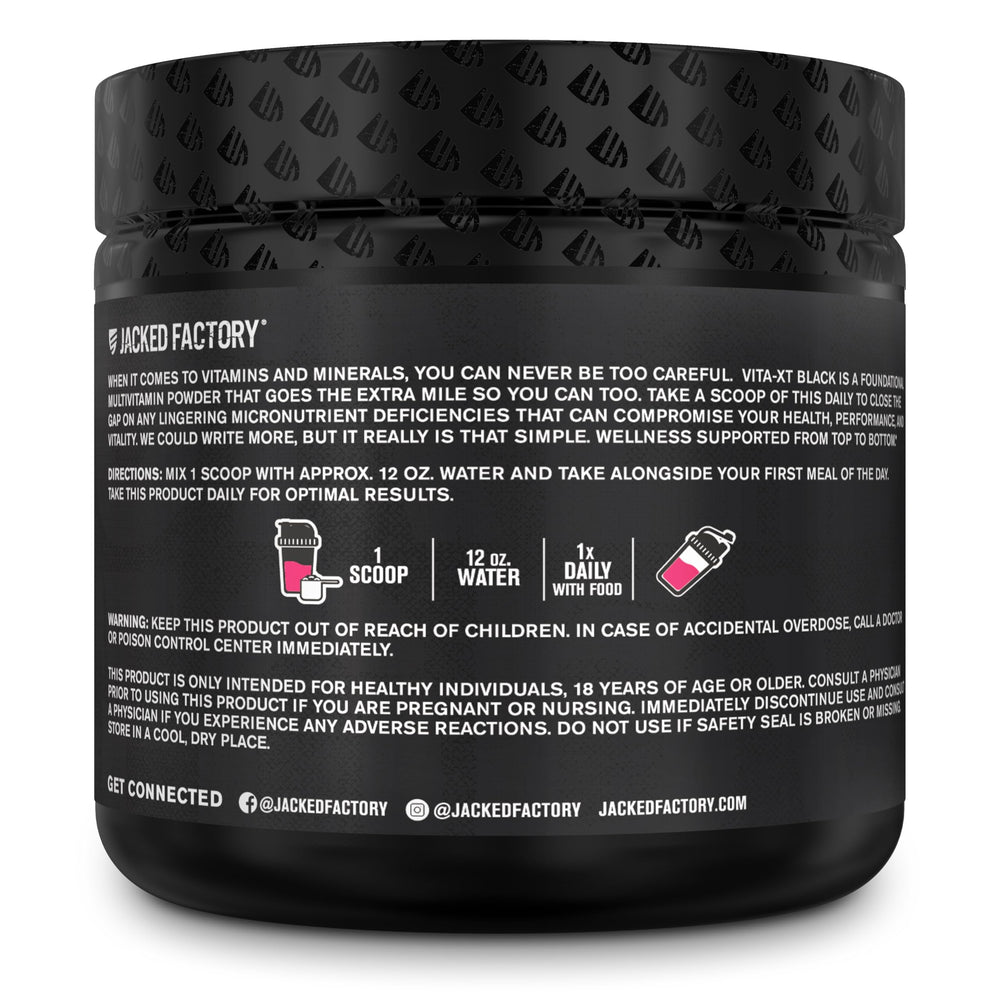 Active man preparing for workout with Vita XT