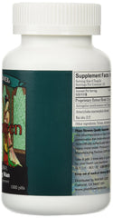 Back view of Jade Screen Teapills economy size packaging with nutrition label