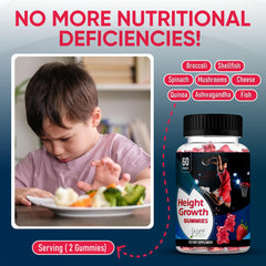 Contains D3, K2 and Vitamin C for bone growth and health