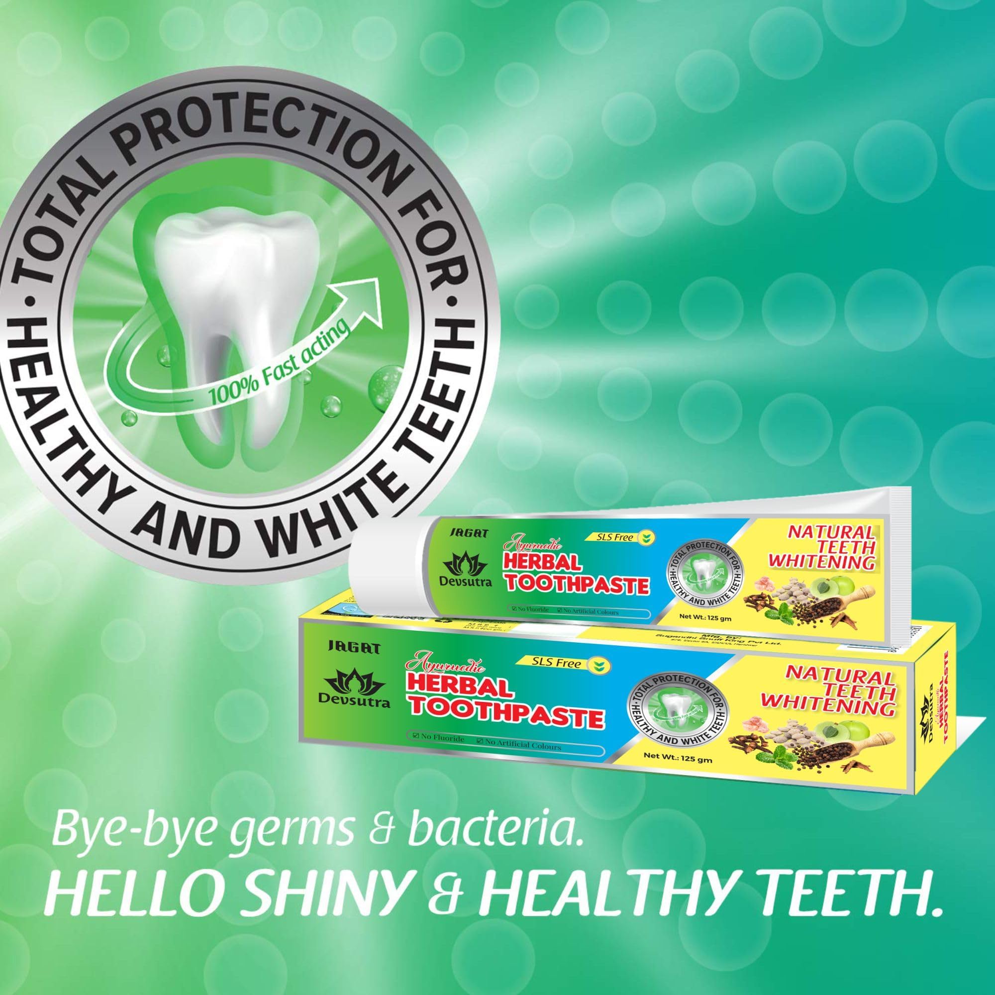 Fresh mint flavour toothpaste