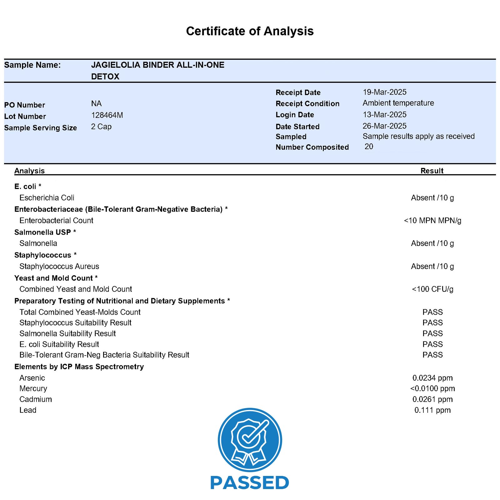 Capsule close-up showing activated charcoal and detox ingredients