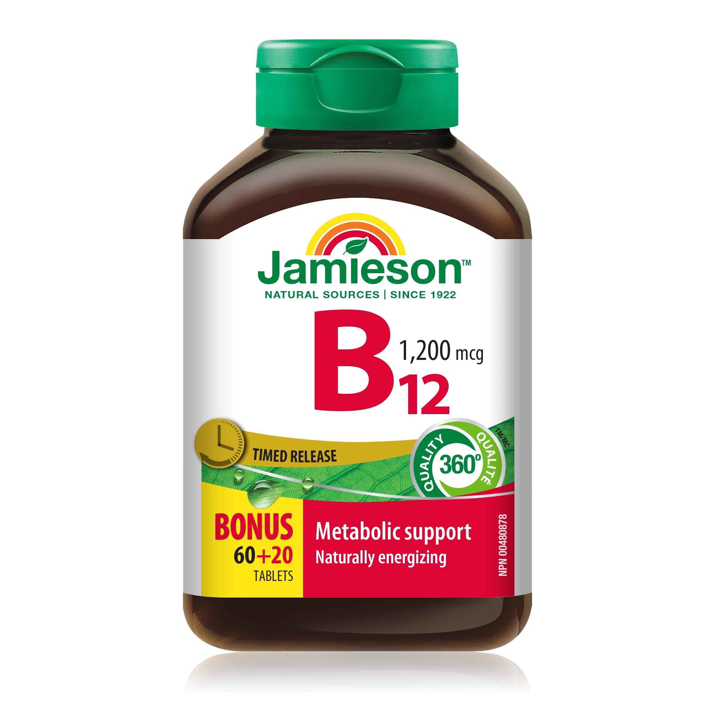 Jamieson Vitamin B12 1200 mcg Timed Release bottle