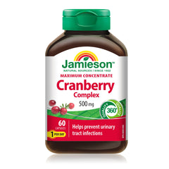 Jamieson Cranberry Maximum Concentrate Bottle with 60 capsules