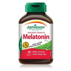 Jamieson Melatonin 10 mg Timed Release Dual Action bottle image