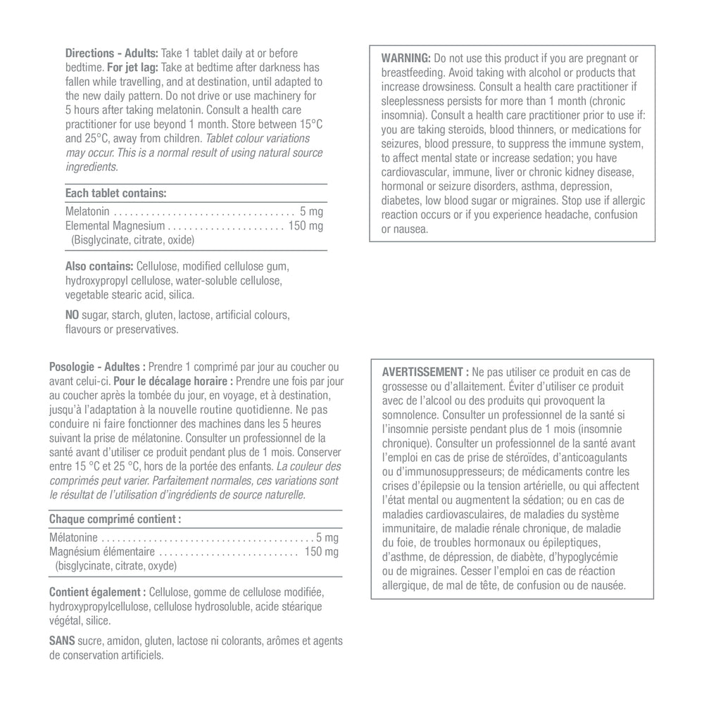 Serving directions and dosage information on Jamieson packaging