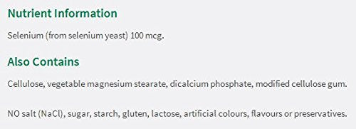 Unflavored Jamieson Selenium Yeast 100mcg tablets