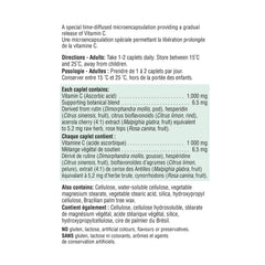 Front packaging of Jamieson Vitamin C 1,000 mg Timed Release