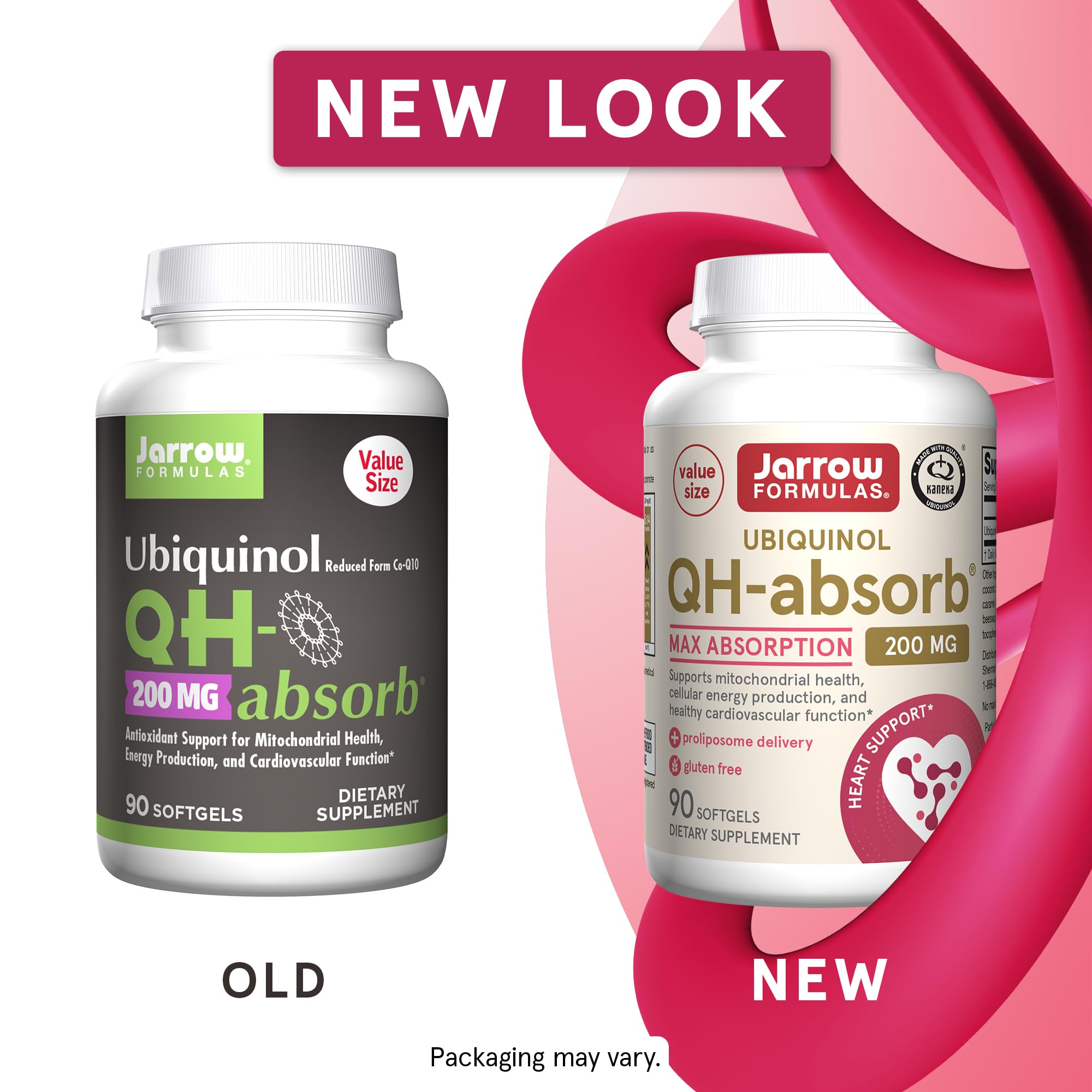 Bottle of Jarrow Formulas QH-Absorb 200 mg Co-Q10