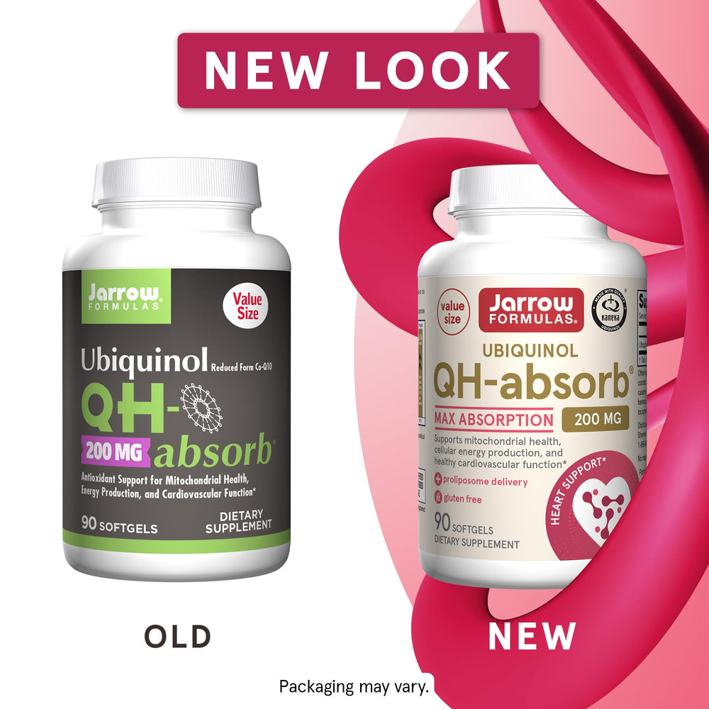 Bottle of Jarrow Formulas QH-Absorb 200 mg Co-Q10