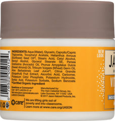 Front view of Jason Moisturizing Creme Revitalizing Vitamin 4 oz packaging