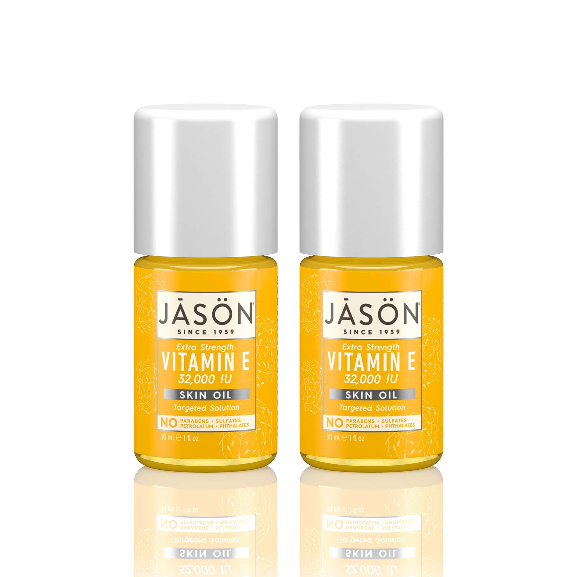JASON Vitamin E oil packaging and bottle.