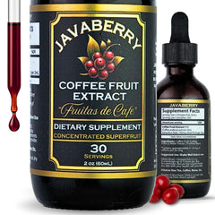 Javaberry Coffee Fruit Extract bottle with dropper – 60ml