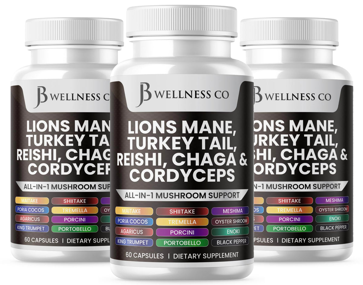 JB Wellness Lions Mane 20-in-1 Mushroom Blend product image