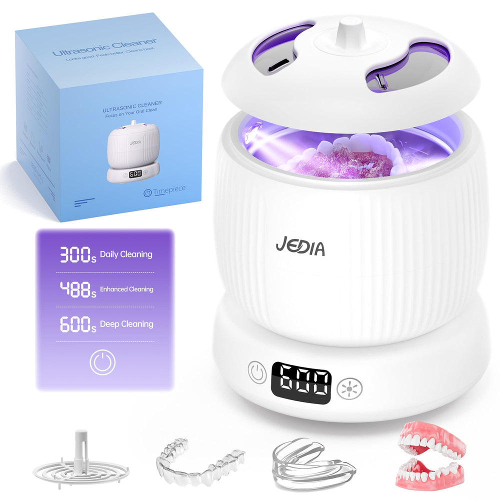 Front view of JEDIA 2025 Ultrasonic Retainer Cleaner