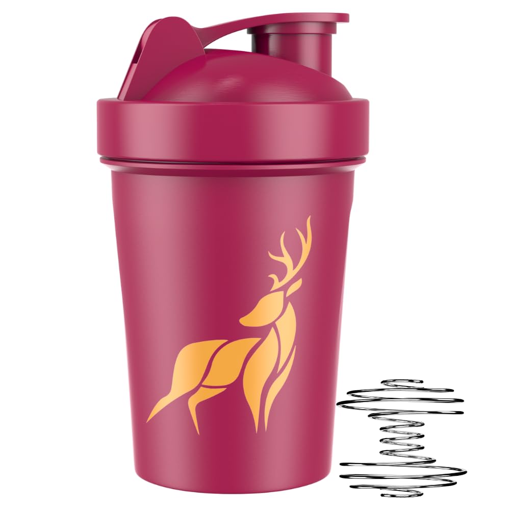 JEELA SPORTS shaker bottle dishwasher-safe label emphasizes easy cleaning after workouts.