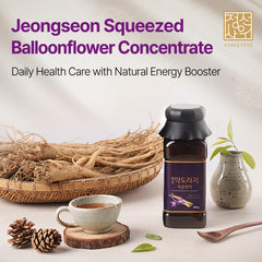 Single serving stick of balloonflower concentrate