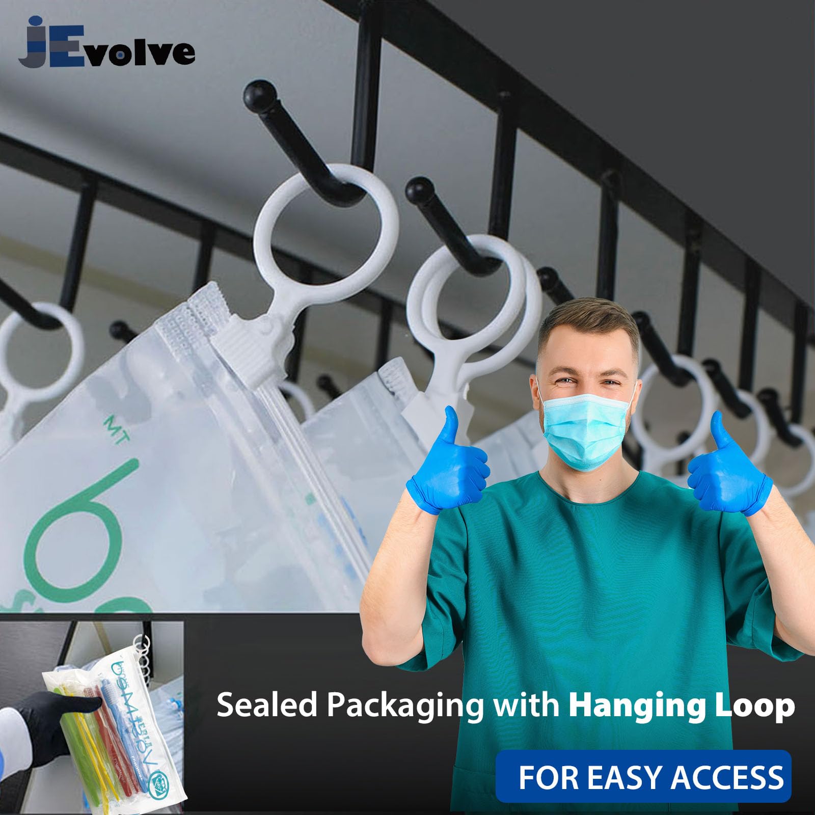 Colorful disposable prepasted toothbrushes for travel and hotels