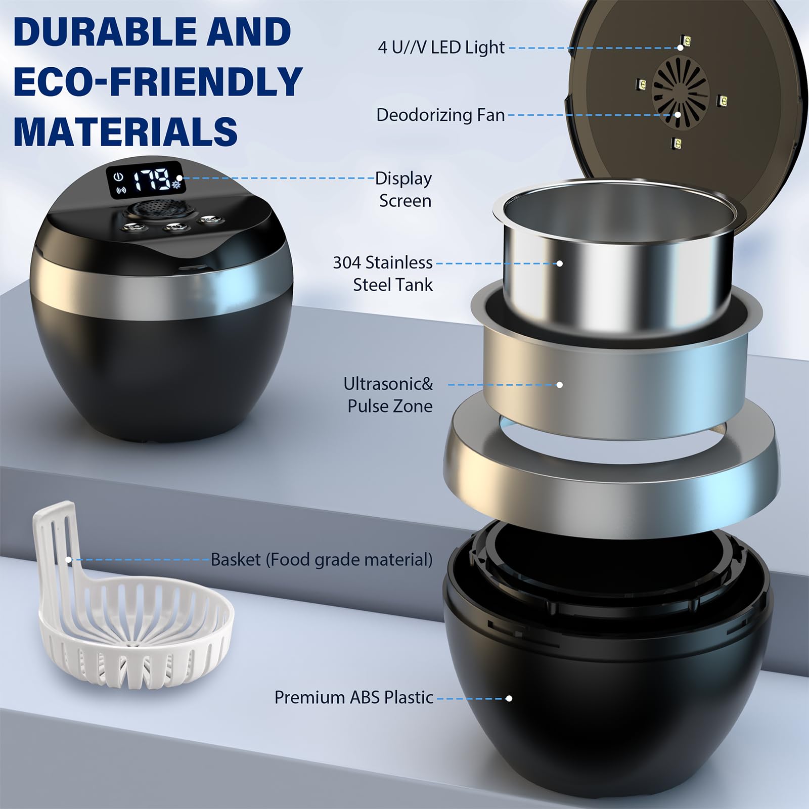 Cleaner suitable for jewelry and dental appliances