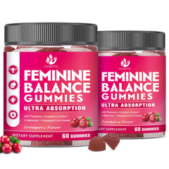 JIANKYTZ 2-pack Sugar-Free Feminine Balance Gummies front view