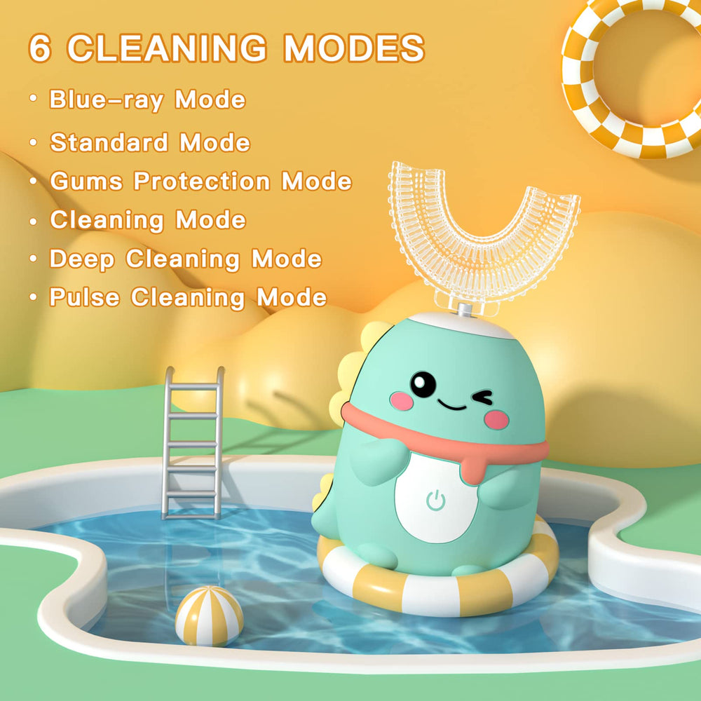 360-degree full mouth cleaning visual
