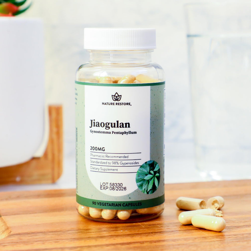 90 vegetarian gynostemma capsules per bottle
