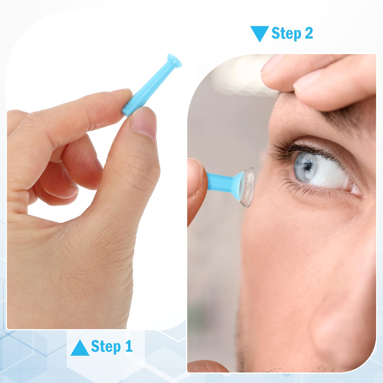 Individual plastic storage bottle for JIEYAO lens remover – image 5