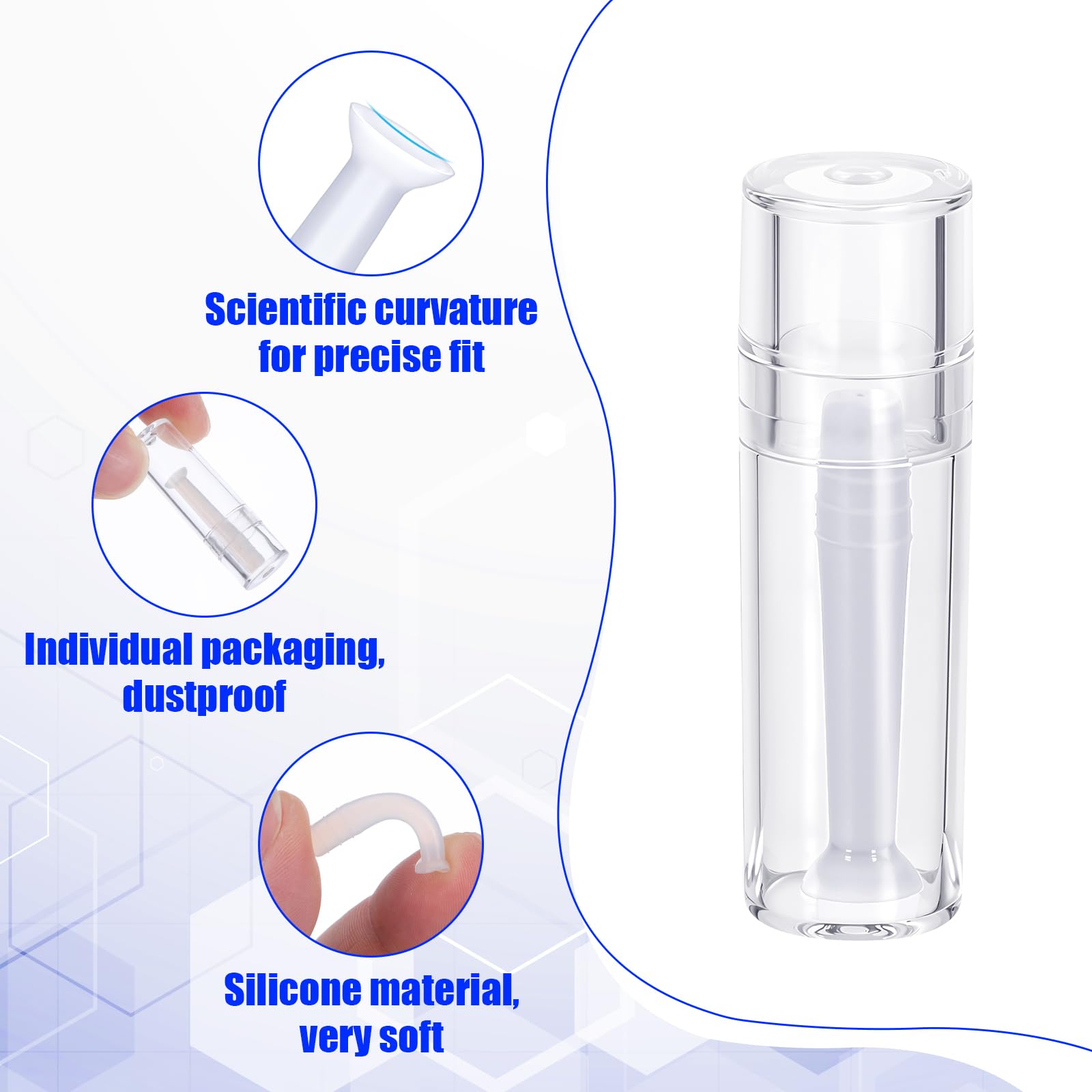 Package includes six scleral lens removers