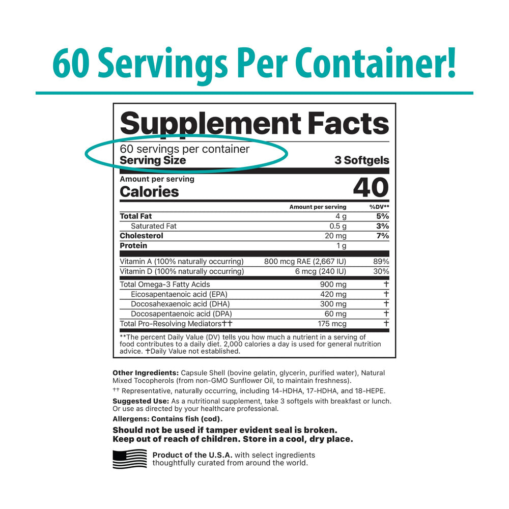 Close-up of Jigsaw Health Cod Liver Oil softgels