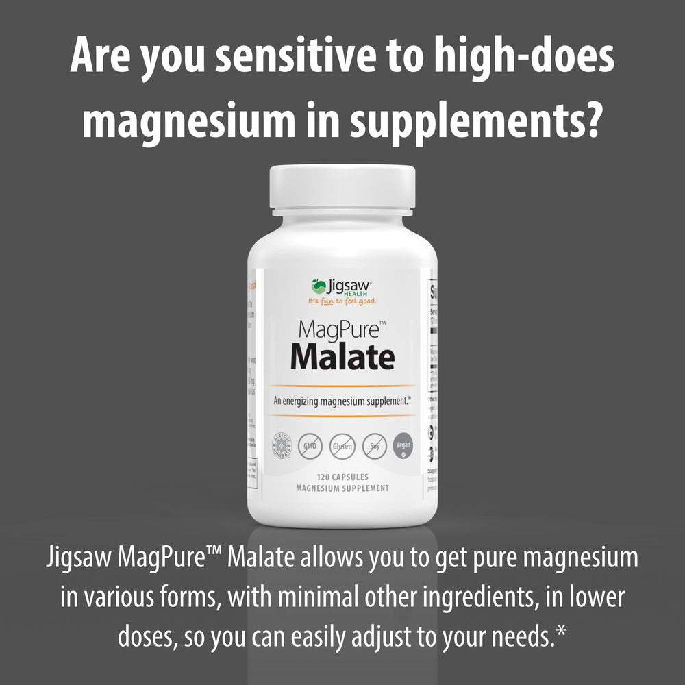 Diagram showing dimagnesium malate composition