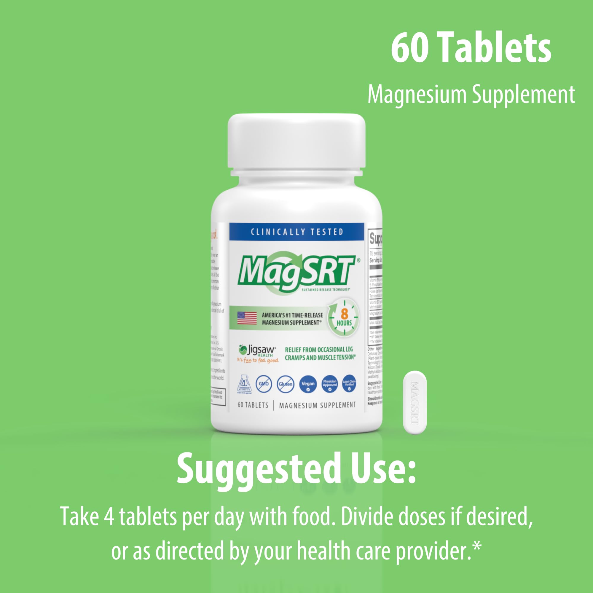 Lifestyle image suggesting energy and sleep support with MagSRT