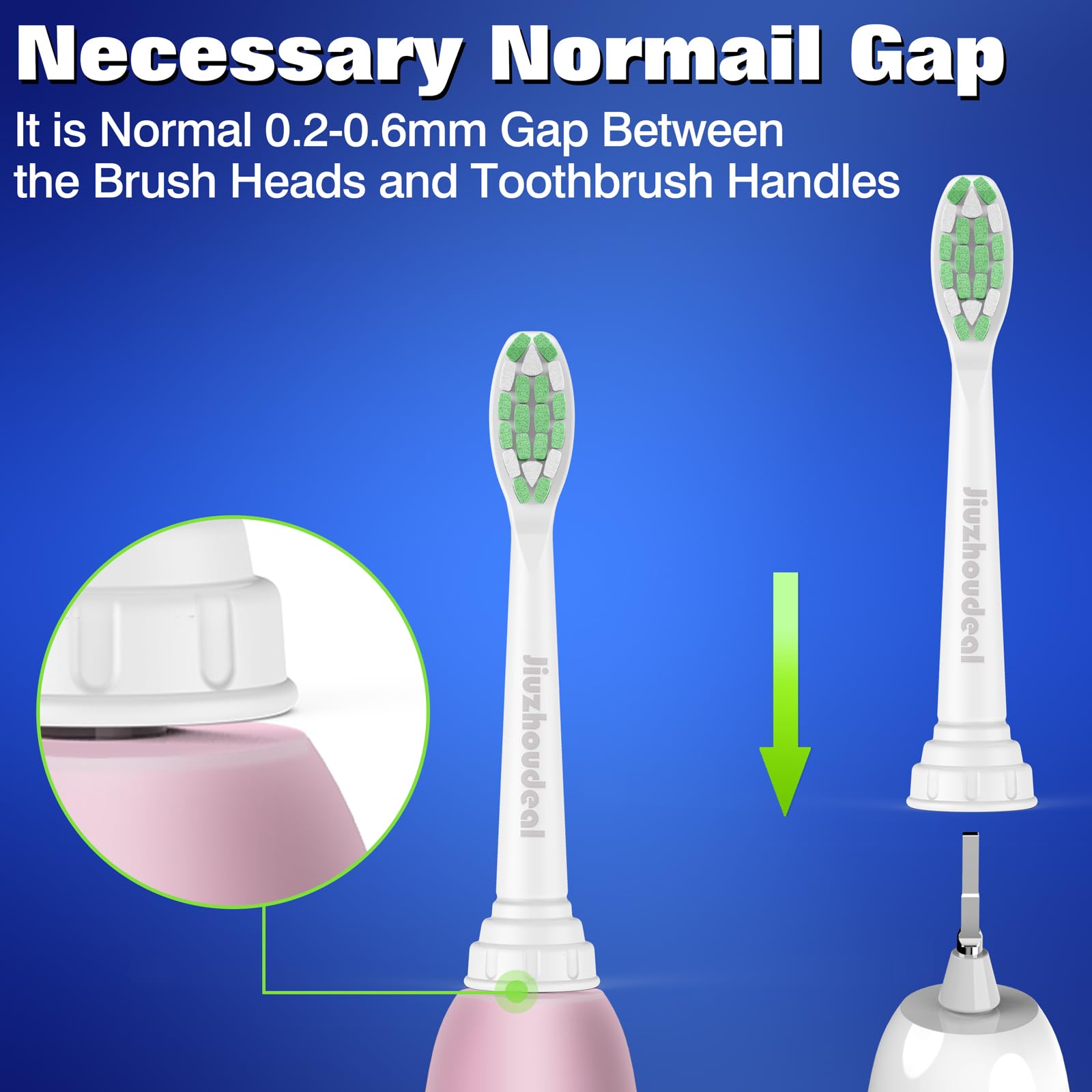 Indicator bristles fading to signal replacement