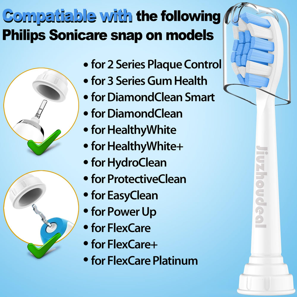 Compatibility with Philips Sonicare click-on toothbrush models