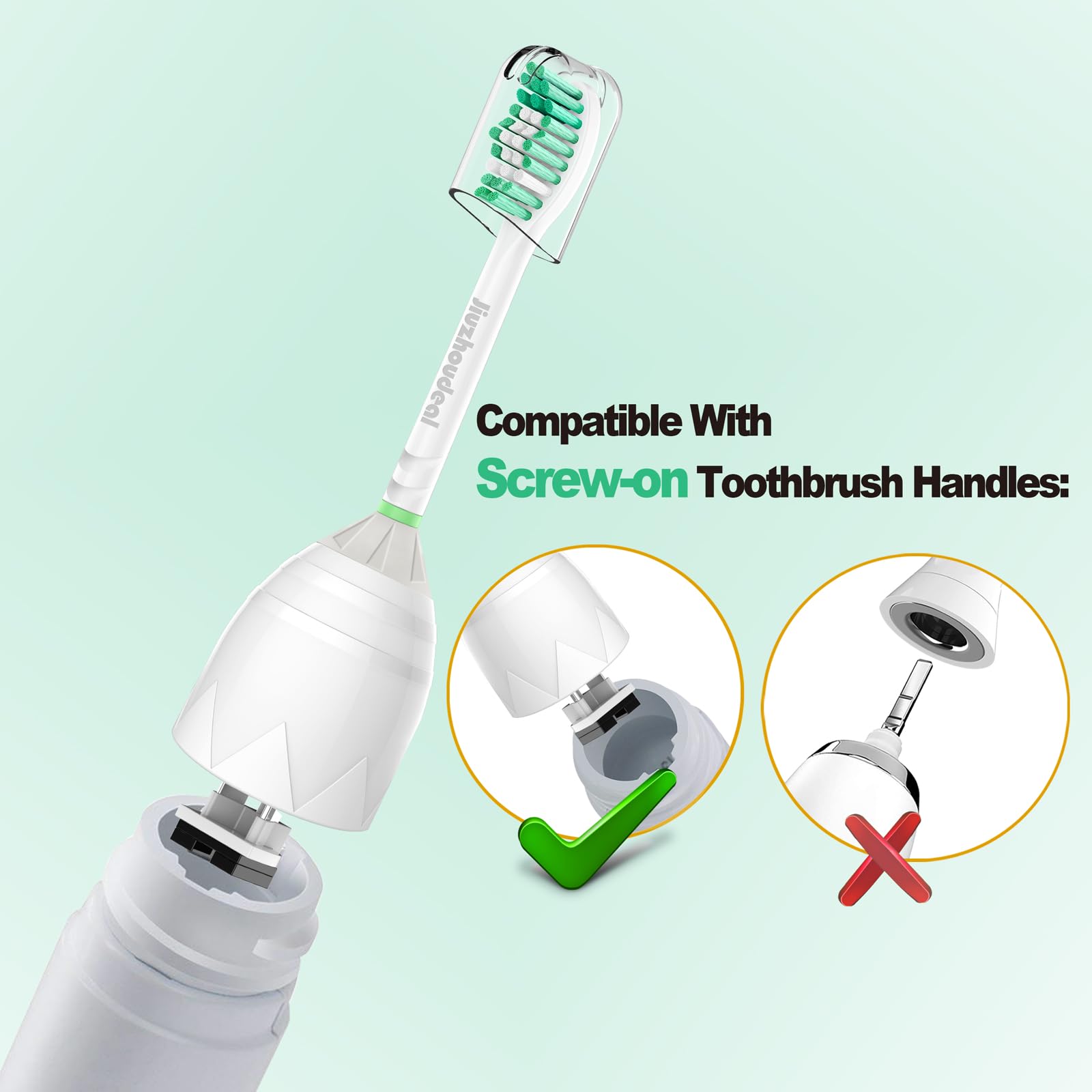 Close-up of bristle technology ensuring durability