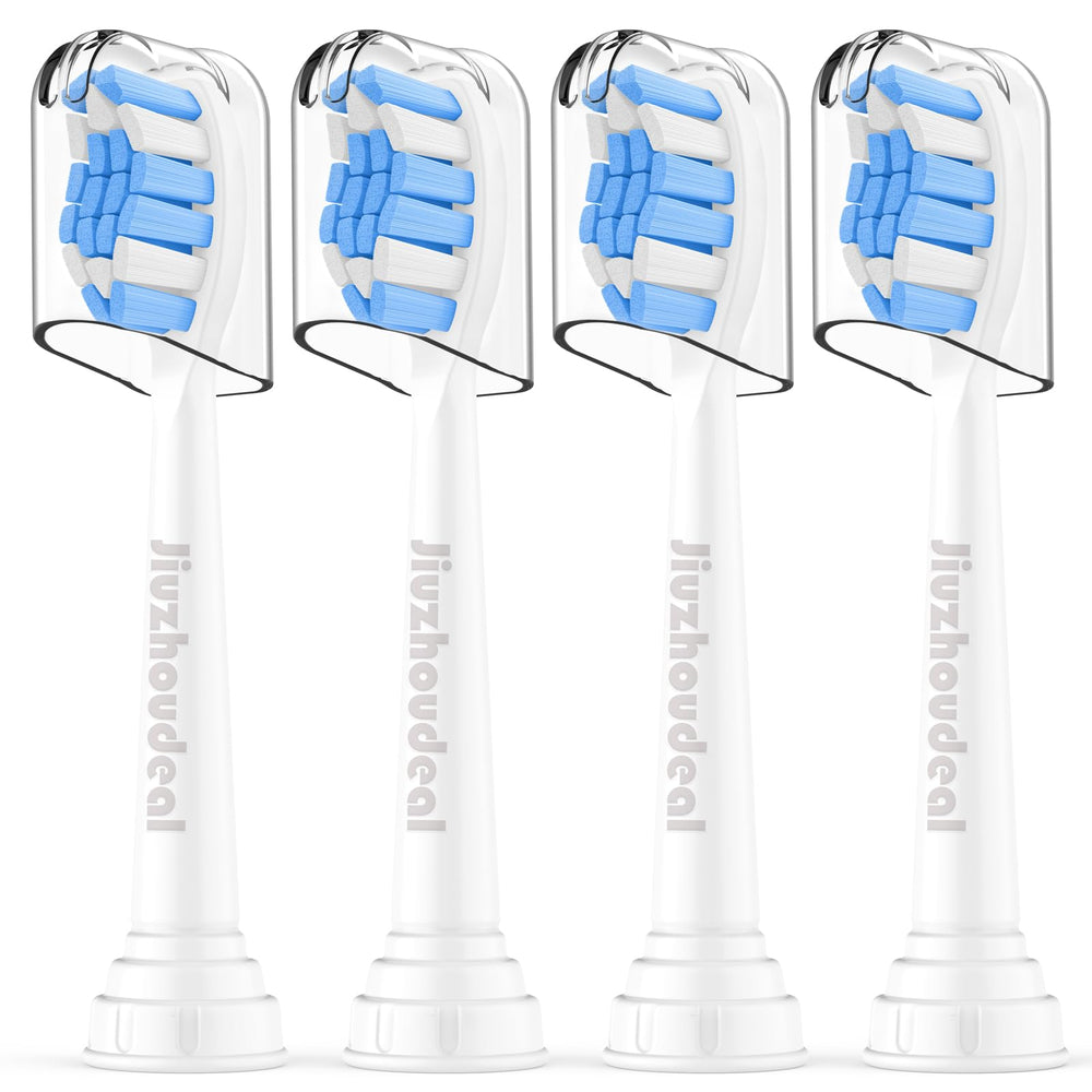 Jiuzhoudeal blue Philips Sonicare replacement heads 4-pack for 4100-6100 series