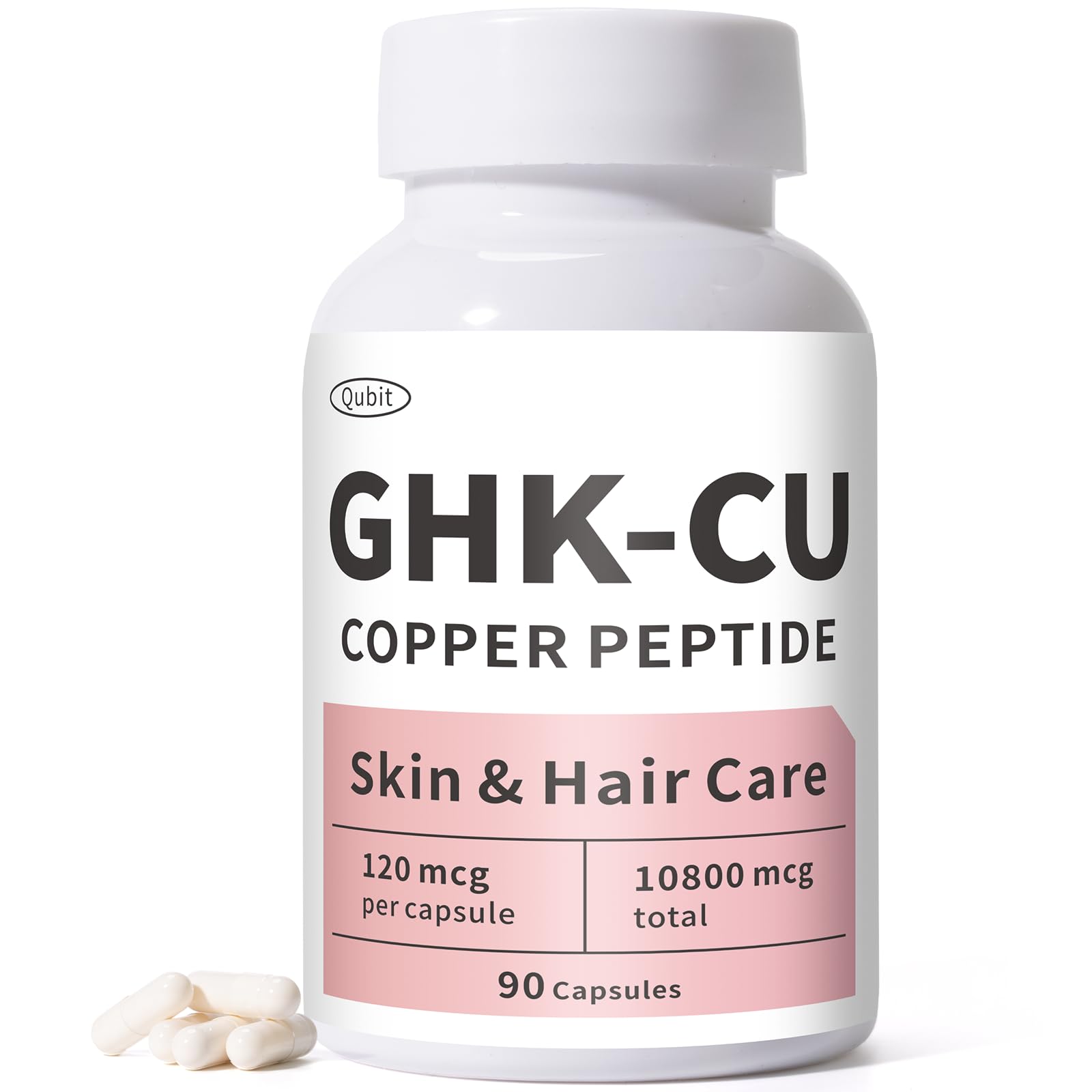 Jkrova GHK-Cu Copper Peptide bottle and capsules