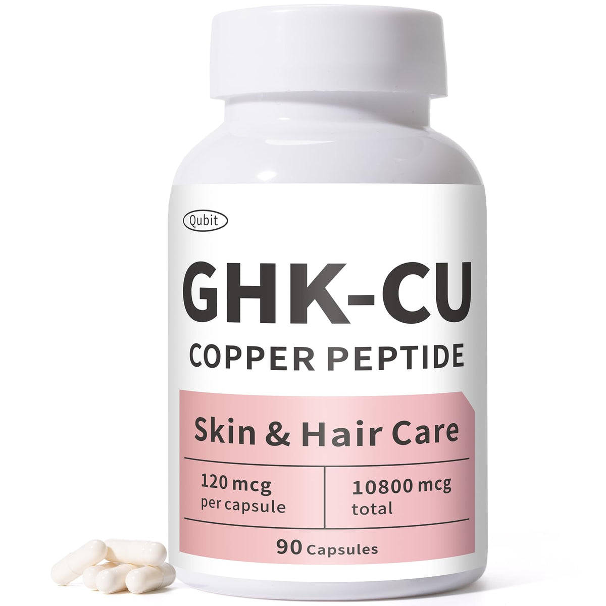 Jkrova GHK-Cu Copper Peptide bottle and capsules