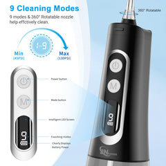 Rechargeable battery and USB-C charging port for JNGOODS flosser