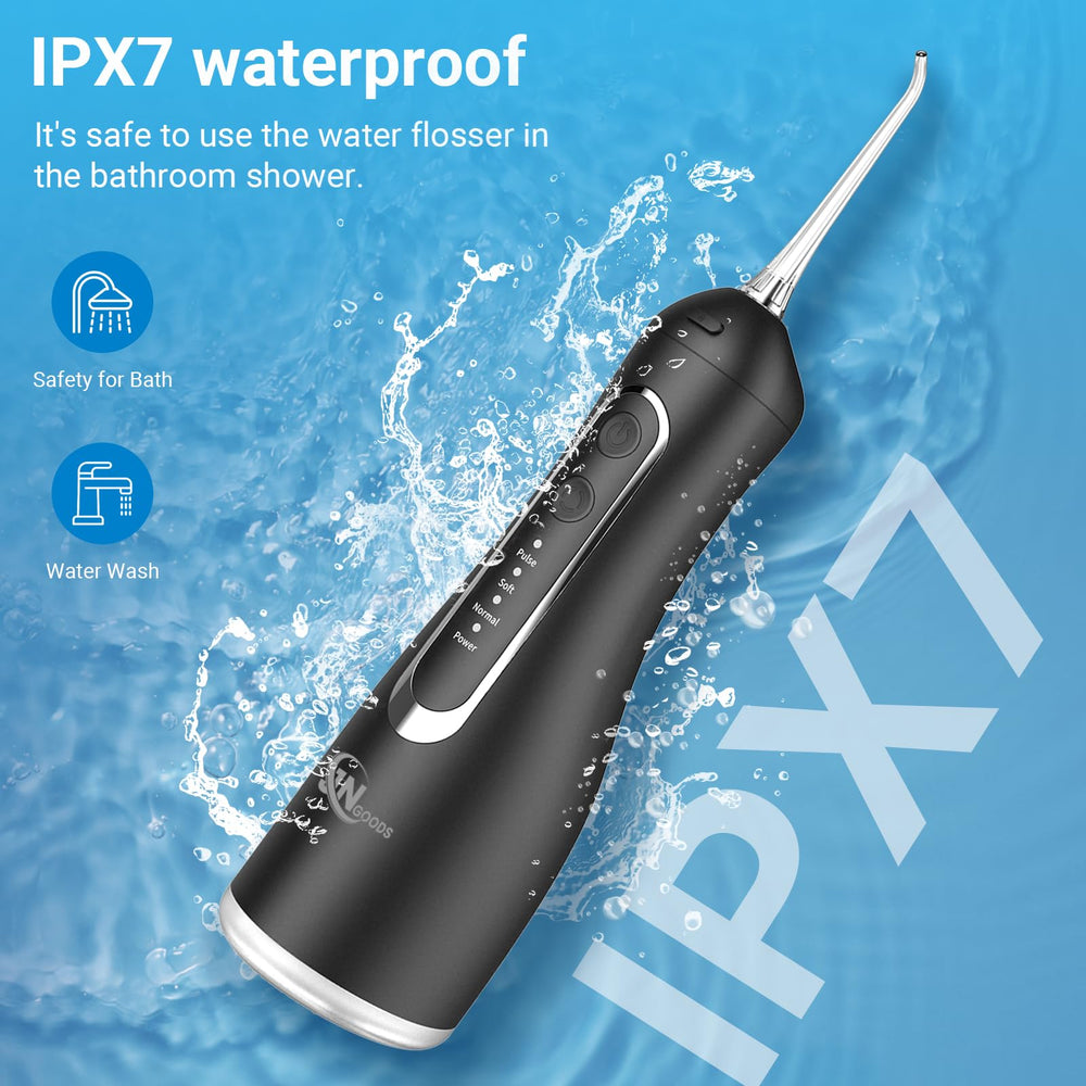 4 jet tips included with JNGOODS flosser