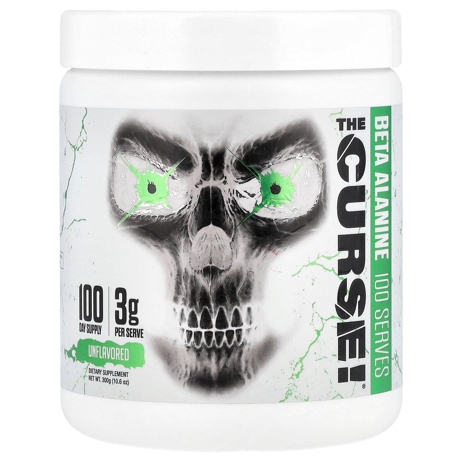 JNX Sports The Curse Beta Alanine Made in USA seal signals quality.