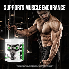 JNX Sports The Curse Beta Alanine ingredients highlight non-GMO and vegan-friendly formula.