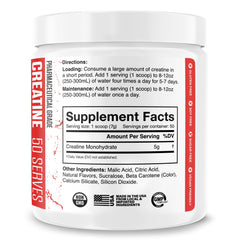 The Curse label showing 5g per serving and 50 servings