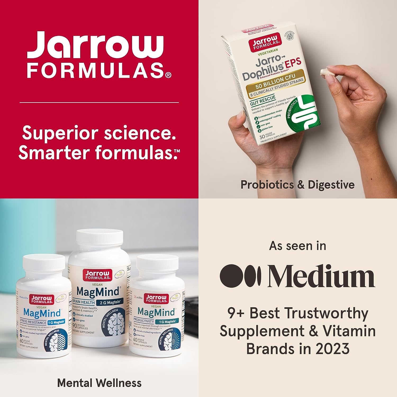 Jarrow Formulas Co-Q10 mitochondria graphic illustrating cellular energy support.