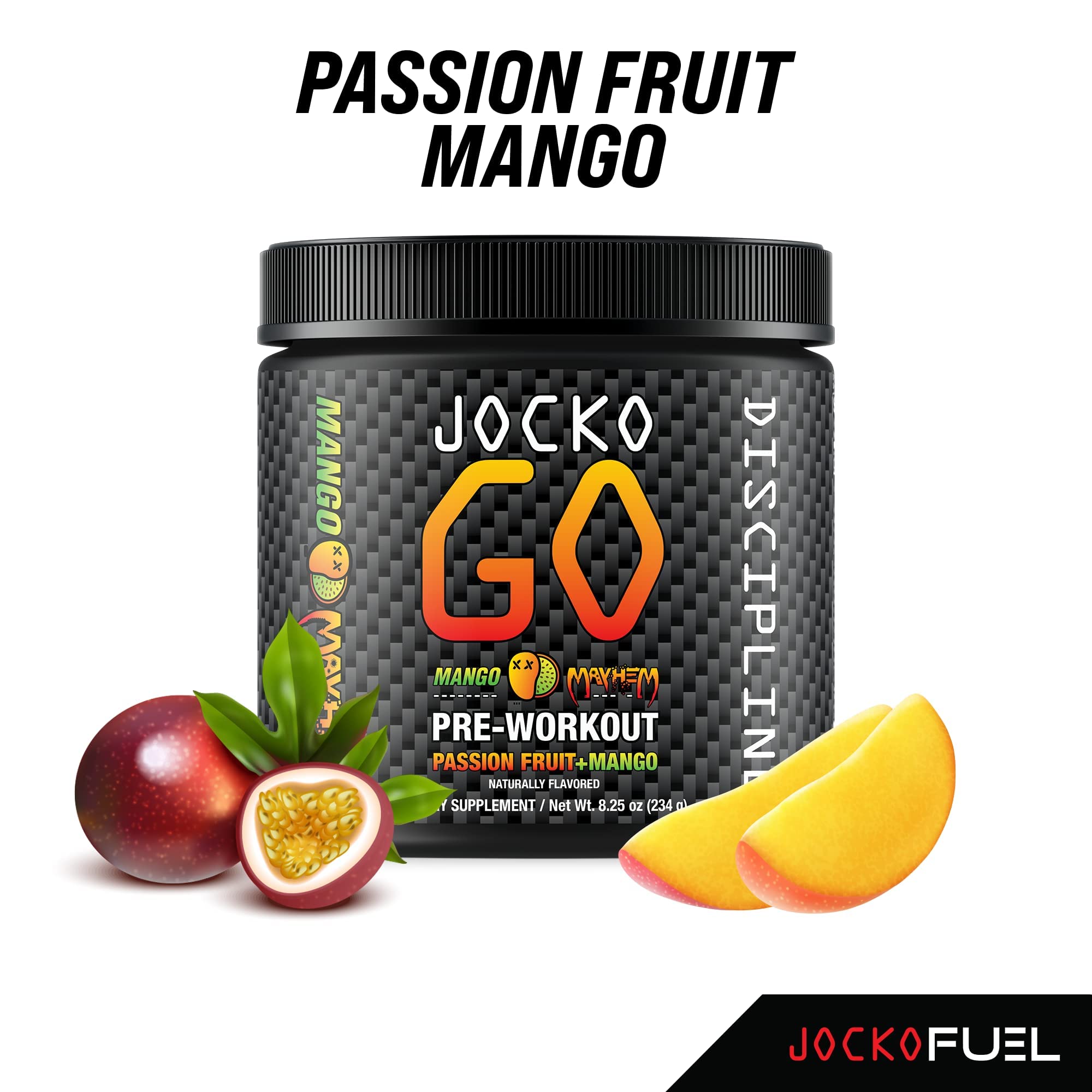 Jocko Fuel caffeine content indicating alertness for training sessions.