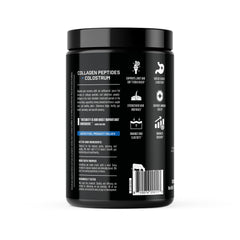 Back label of Jocko Fuel Collagen Colostrum bottle