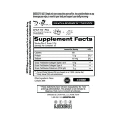 Graphic showing dual-action collagen and colostrum
